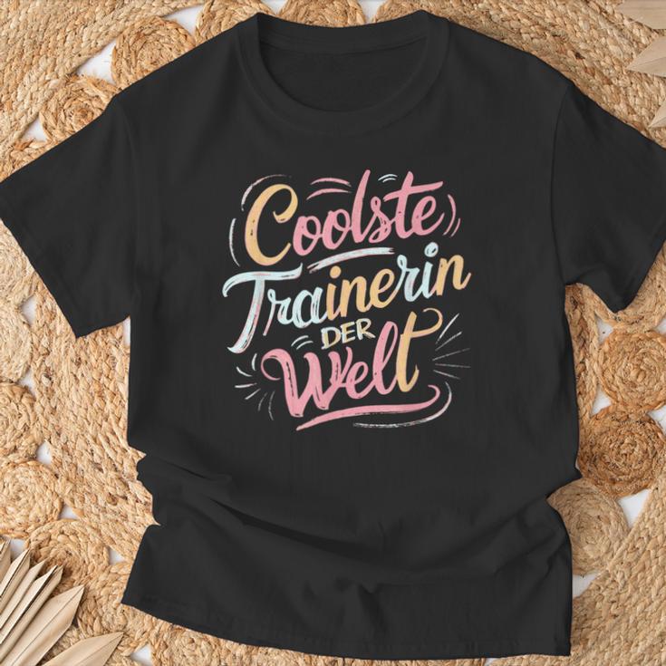 Coolste Trainerin Fitness Dance Handball Farewell T-Shirt Geschenke für alte Männer