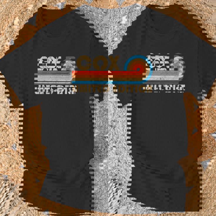 Cox Surname Retrointage 80S 90S Birthday Reunion T-Shirt Cadeaux pour les vieillards