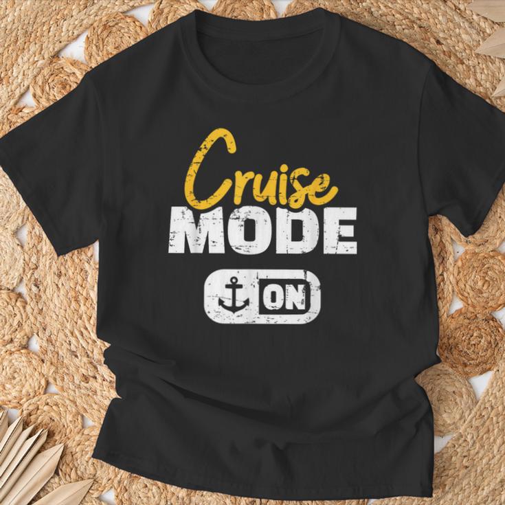 Cruise Cruise Mode On T-Shirt Geschenke für alte Männer