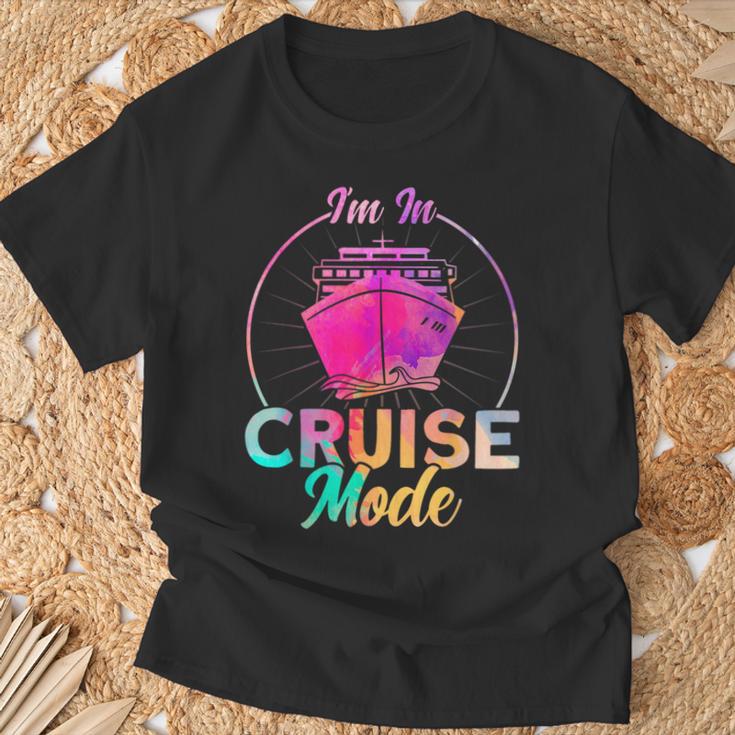 Cruise Cruise Mood Watercolour Family Group T-Shirt Geschenke für alte Männer