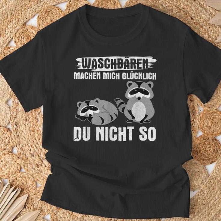 Cute Raccoon Small Bears Raccoon Saying T-Shirt Geschenke für alte Männer