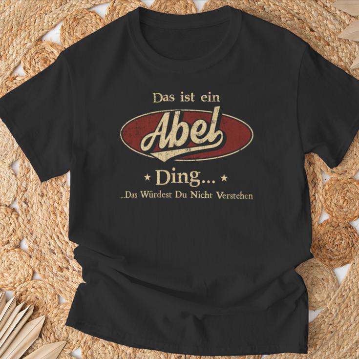 Das Ist Ein Abel Ding Das Würdest Du Nicht Verstehen Abel Name T-Shirt Geschenke für alte Männer