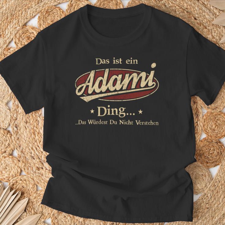 Das Ist Ein Adami Ding Das Würdest Du Nicht Verstehen Adami Name T-Shirt Geschenke für alte Männer