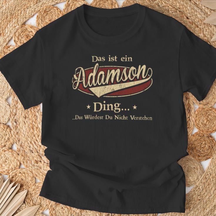 Das Ist Ein Adamson Ding Das Würdest Du Nicht Verstehen Adamson Name T-Shirt Geschenke für alte Männer