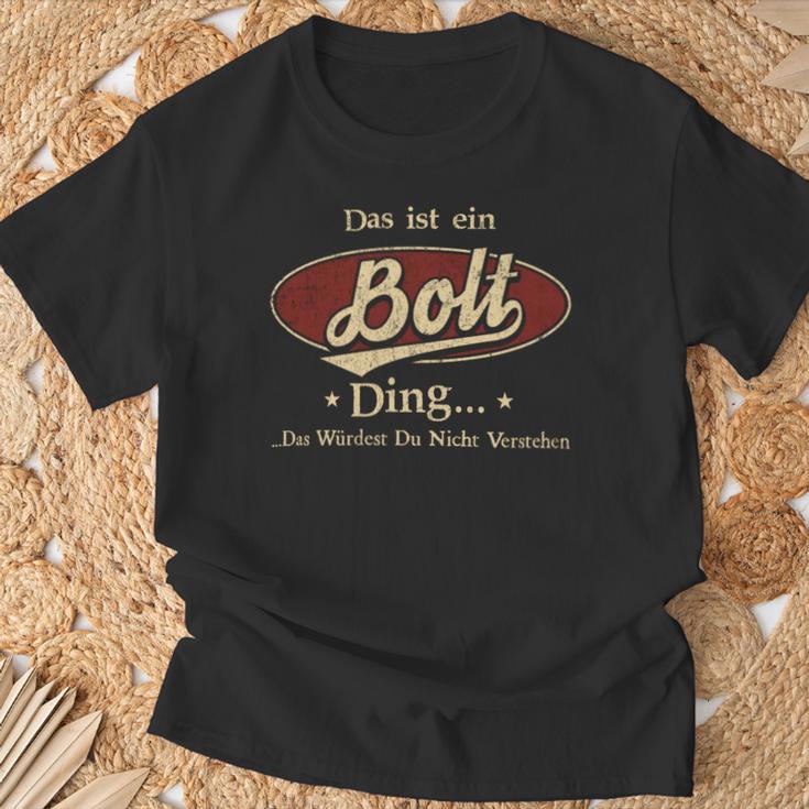 Das Ist Ein Bolt Ding Das Würdest Du Nicht Verstehen Bolt Name T-Shirt Geschenke für alte Männer