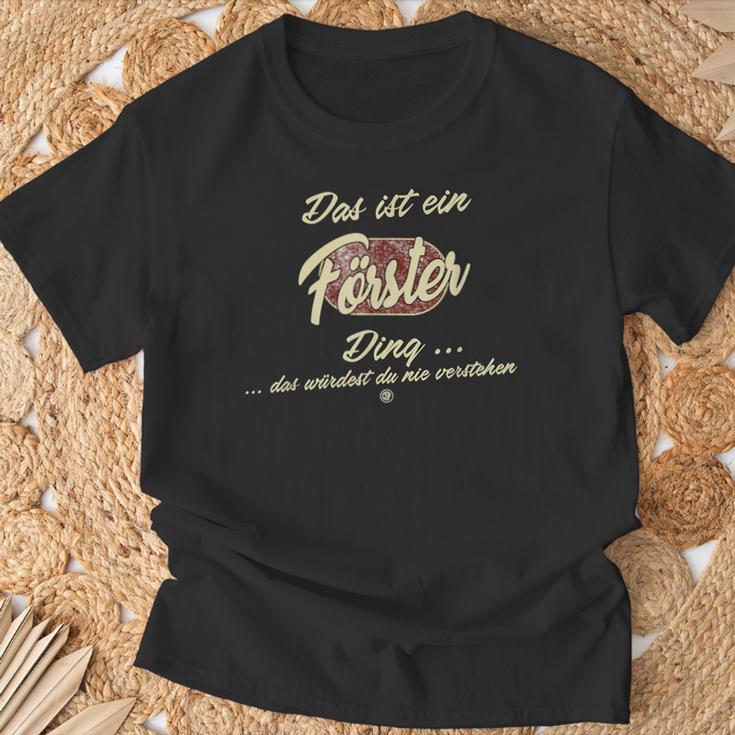 'Das Ist Ein Förster Ding' German T-Shirt Geschenke für alte Männer