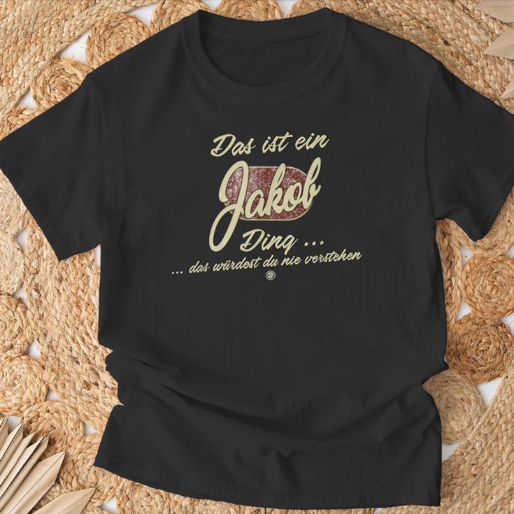 Das Ist Ein Jakob Ding Family T-Shirt Geschenke für alte Männer