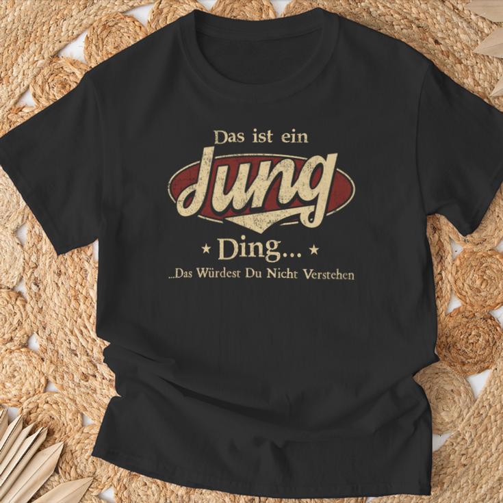 Das Ist Ein Jung Ding Das Würdest Du Nicht Verstehen Jung Name T-Shirt Geschenke für alte Männer