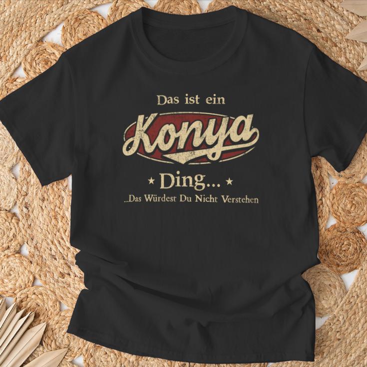 Das Ist Ein Konya Ding Das Würdest Du Nicht Verstehen Konya Name T-Shirt Geschenke für alte Männer