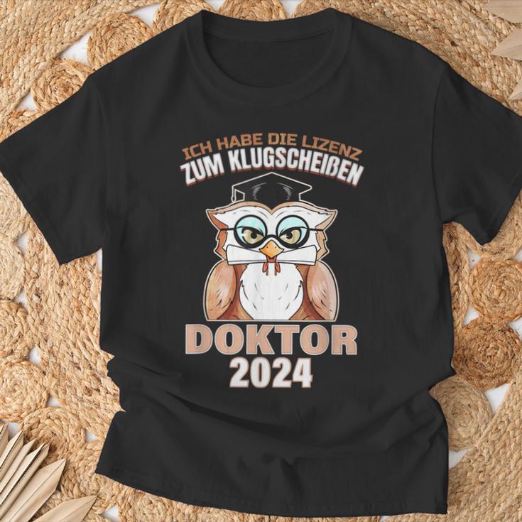 Doctor 2024 Graduation PhD Graduation Party Doctorate T-Shirt Geschenke für alte Männer