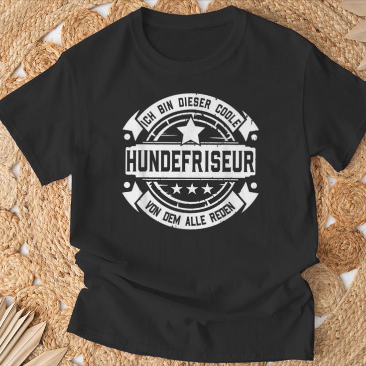 Dog Hairdresser With Professional Saying Dog Hairdresser S T-Shirt Geschenke für alte Männer