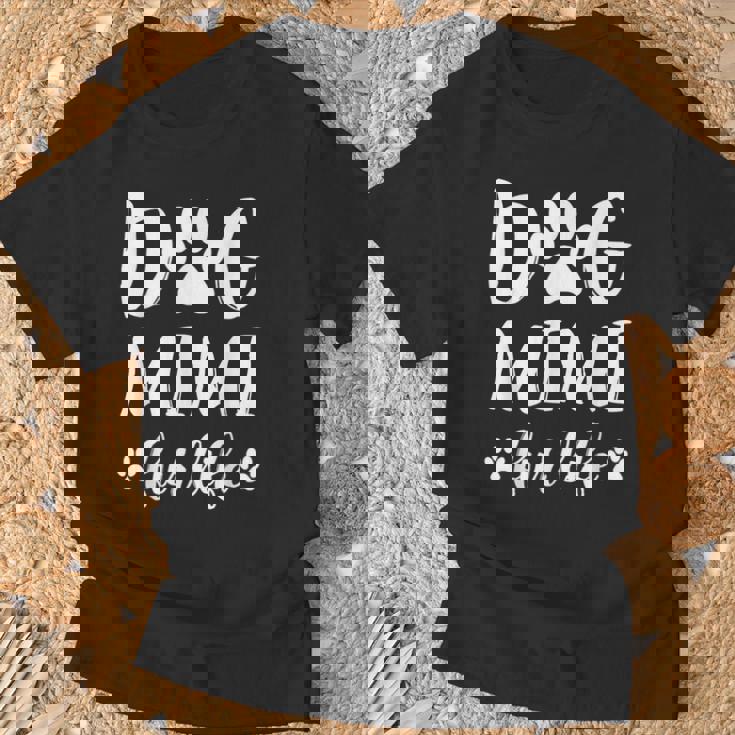 Dog Mimi Fur Life Grandma Dog Lover Mother's Day T-Shirt Gifts for Old Men