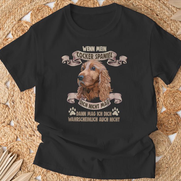 Dog Saying For Dog Lovers Cocker Spaniel T-Shirt Geschenke für alte Männer