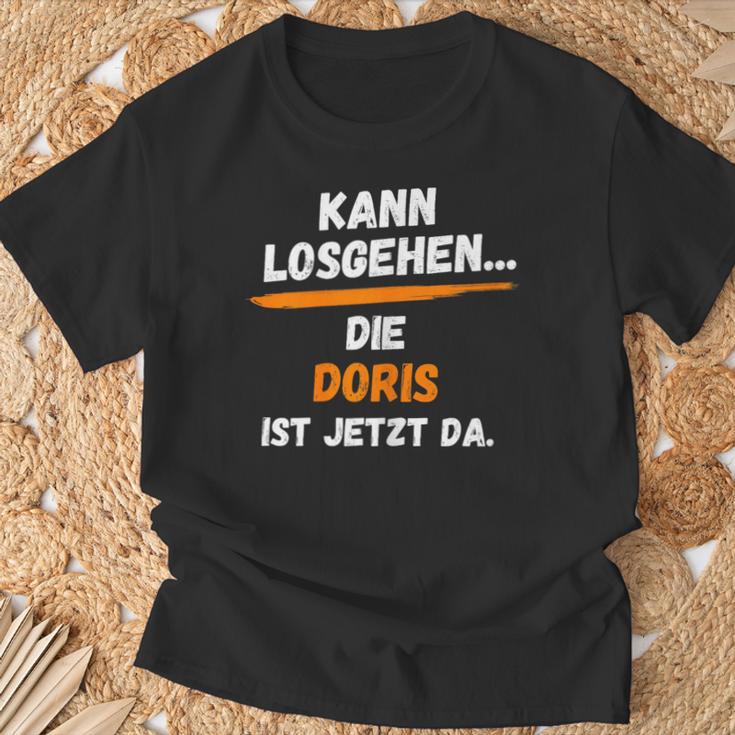 Doris Name Saying First Name Can Go Off T-Shirt Geschenke für alte Männer