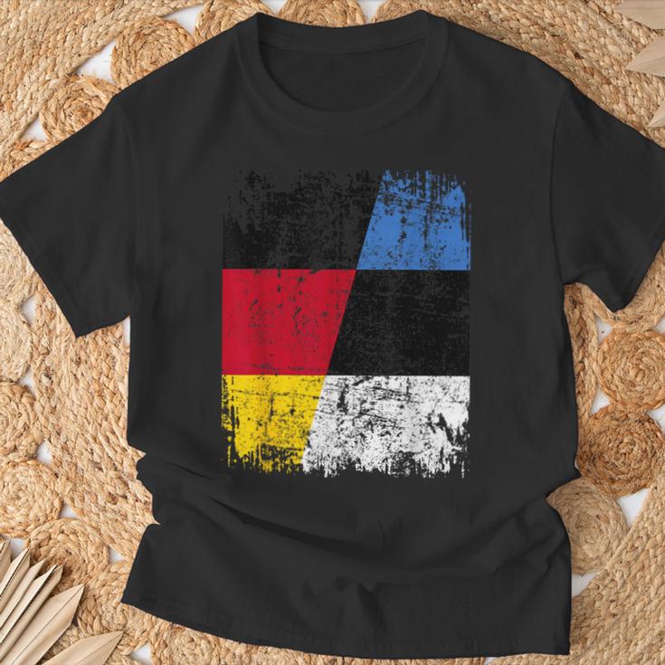 Estonia Germany Flag Children Estonia T-Shirt Geschenke für alte Männer