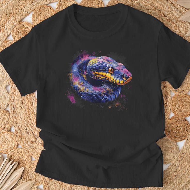 Exotic Python And Snakes T-Shirt Geschenke für alte Männer