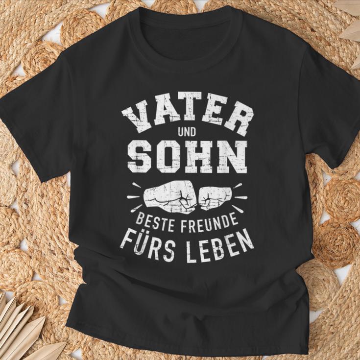 Father Son Best Friends For Life Slogan Fiste T-Shirt Geschenke für alte Männer