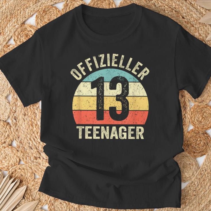 Finally 13Th Birthday Boy Girl Official Nager S T-Shirt Geschenke für alte Männer