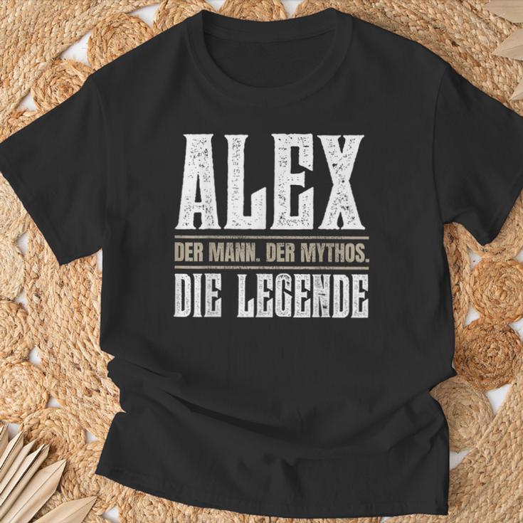 First Name Alex Name Alex T-Shirt Geschenke für alte Männer