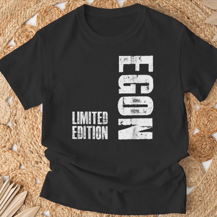 First Name Limited Edition Birthday For Egon T-Shirt Geschenke für alte Männer