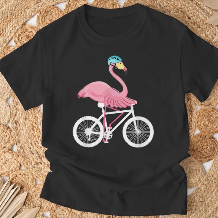 Flamingo Bicycle Bike Flamingo T-Shirt Geschenke für alte Männer