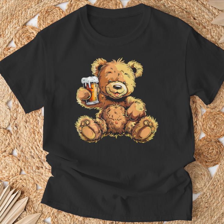 Beer Teddy Bear Costume T-Shirt Geschenke für alte Männer