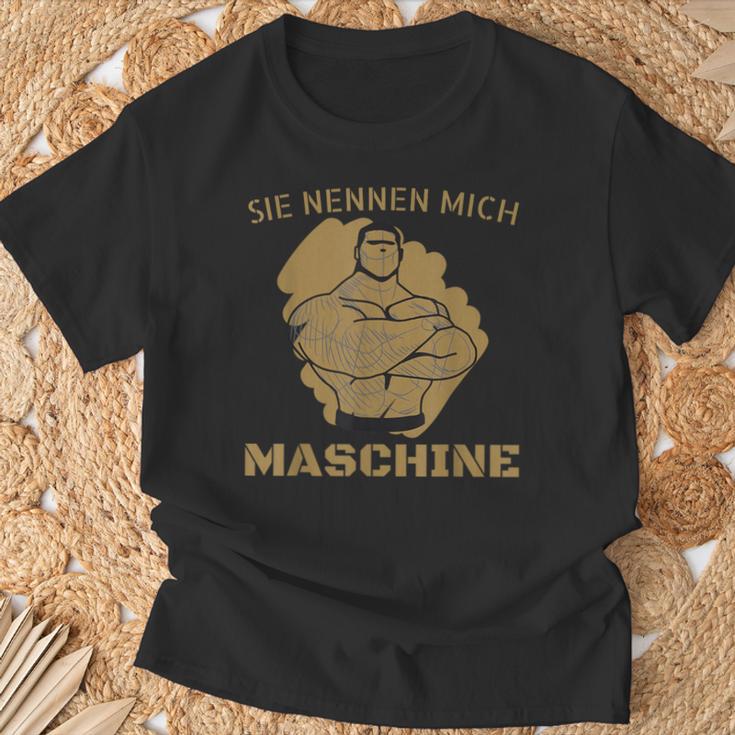 Bodybuilder Training Ich Name Mich Machine T-Shirt Geschenke für alte Männer