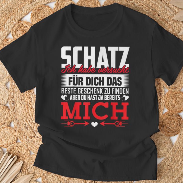 Couple Saying Schatz Du Hast Ja Bereits Mich T-Shirt Geschenke für alte Männer