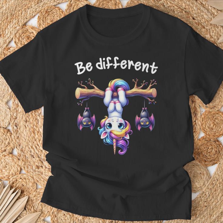 Be Different Unicorn For Children T-Shirt Geschenke für alte Männer