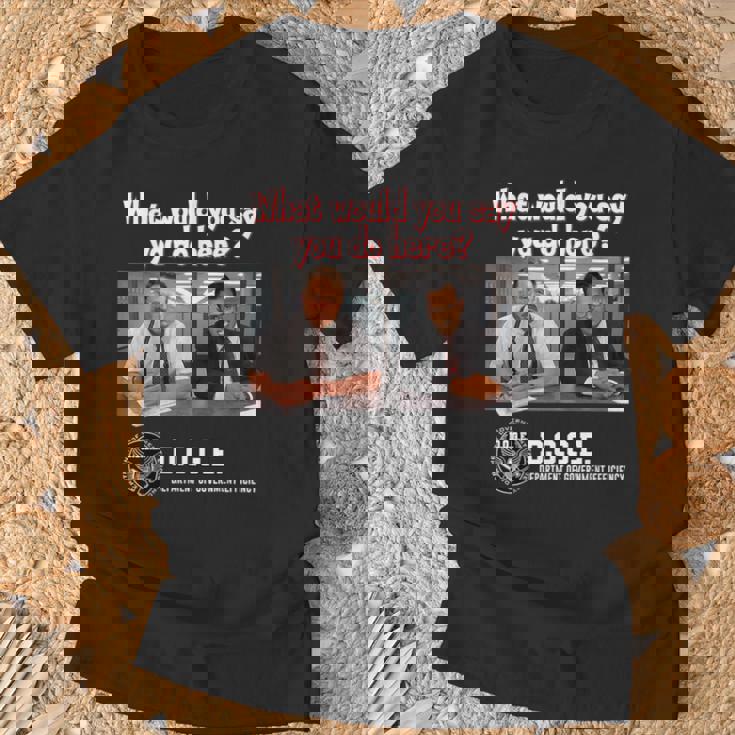 Doge Department Of Government Efficiency DOGE T-Shirt Gifts for Old Men