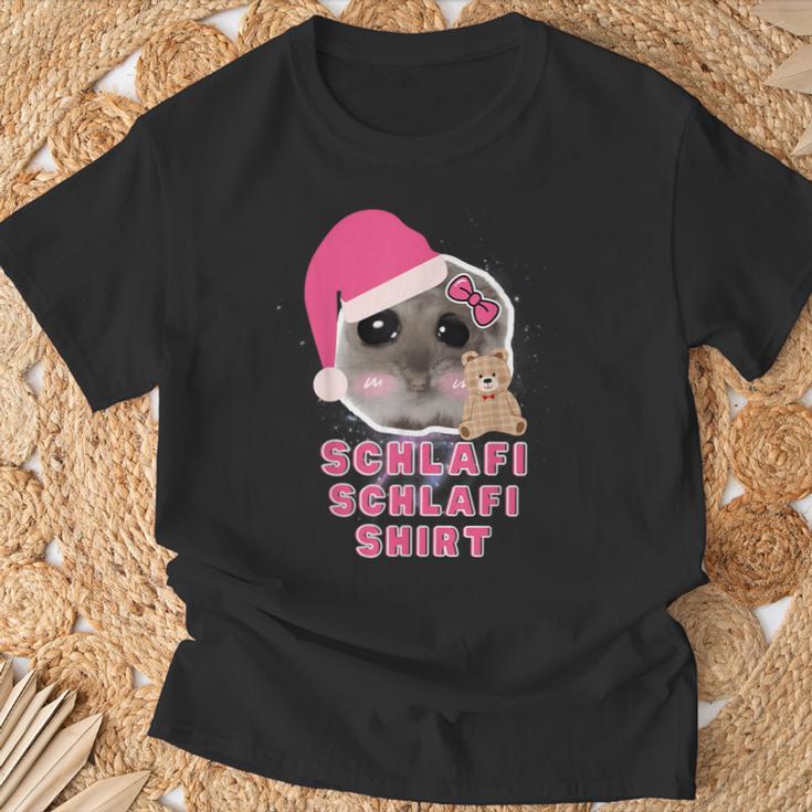 Hamster Sadhamster Hamstie Meme Schlafi Schlafi T-Shirt Geschenke für alte Männer