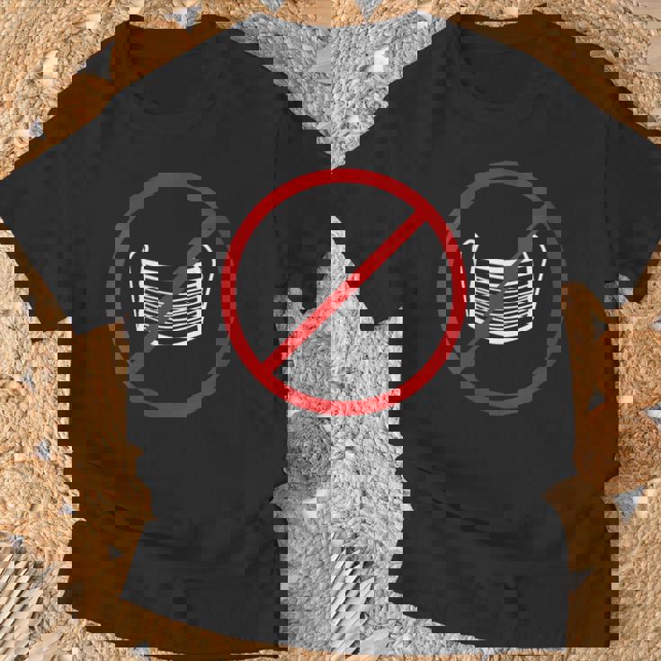 No Mask Anti-Masque Protest Speak Up T-Shirt Cadeaux pour les vieillards