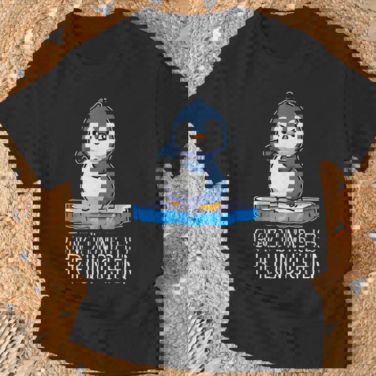 Ganz Dünnes Eis Freundchen Sarkasmus Lustiger Spruch Fun T-Shirt Geschenke für alte Männer