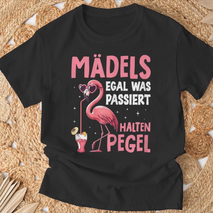 Girls' Flamingo Party Holiday T-Shirt Geschenke für alte Männer