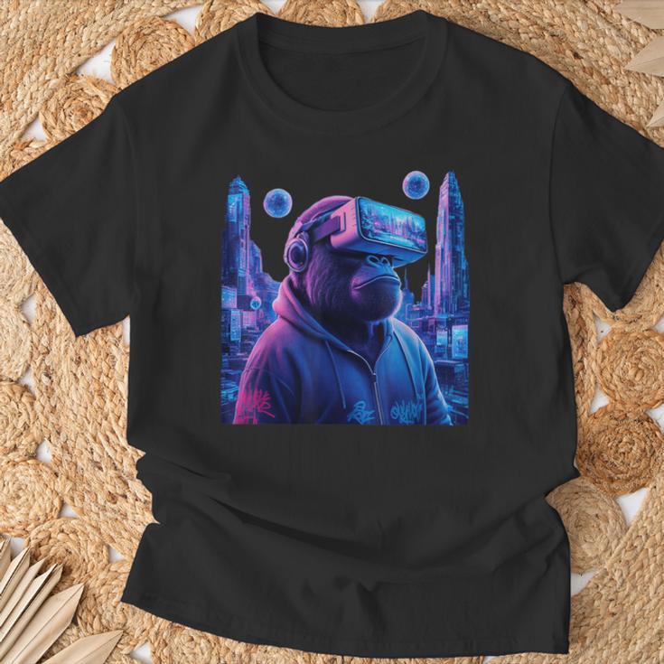 Gorillar Gamer Tag Gorilla Monkeyr Gamer T-Shirt Geschenke für alte Männer