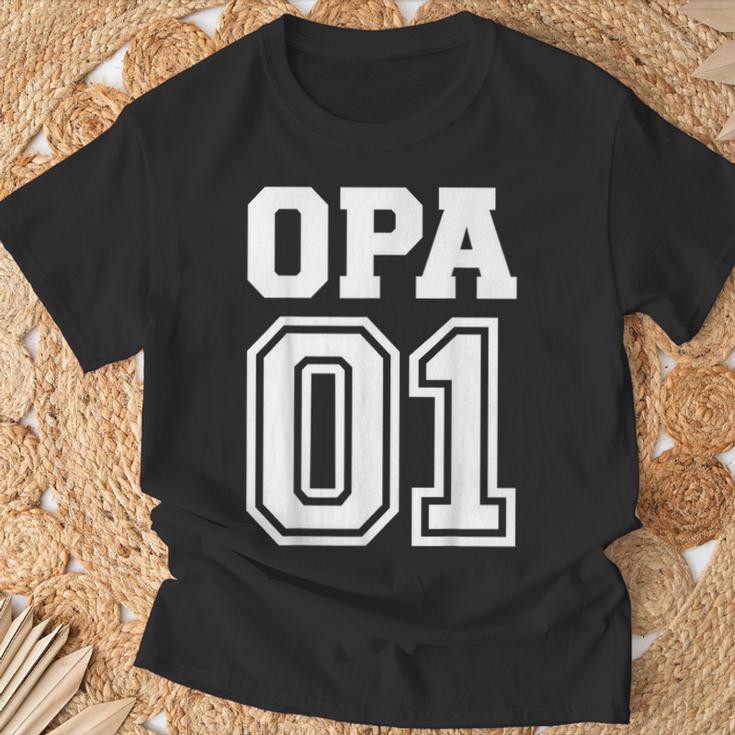 Grandpa 01 T-Shirt Geschenke für alte Männer