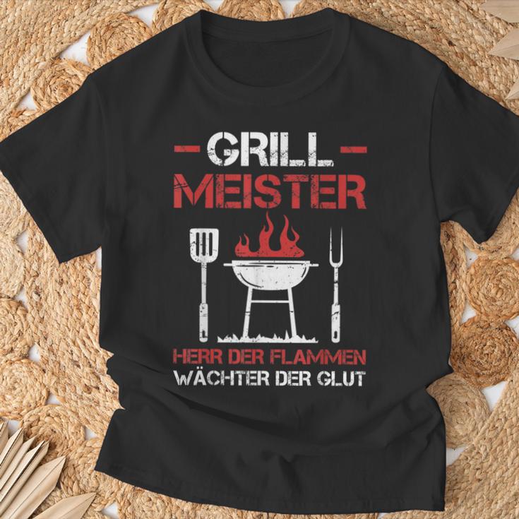 Grillmeister Lord Of The Flames Barbecue Party Barbecue S T-Shirt Geschenke für alte Männer