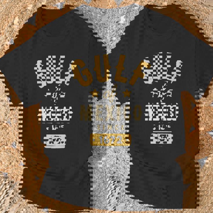 Gulf Of Mexico Since 1672 T-Shirt Gifts for Old Men