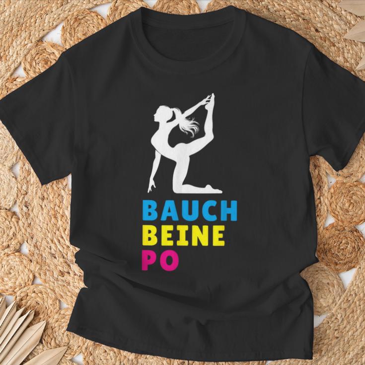 Gymnastics Outfit For Sports Workout Belly Legs Butt T-Shirt Geschenke für alte Männer