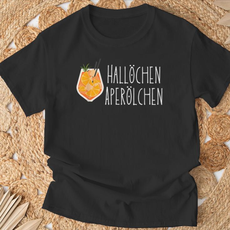 Hallöchen Aperölchen Holy Aperollin Spritz Aperoly Aperoli T-Shirt Geschenke für alte Männer