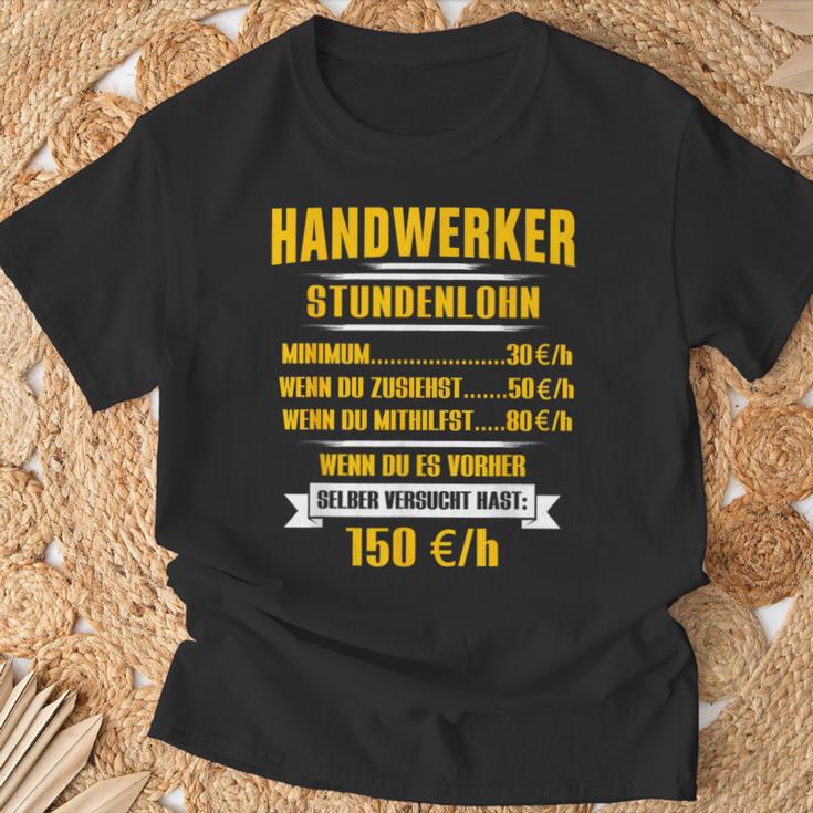 Handwerker Hourly Sale T-Shirt Geschenke für alte Männer