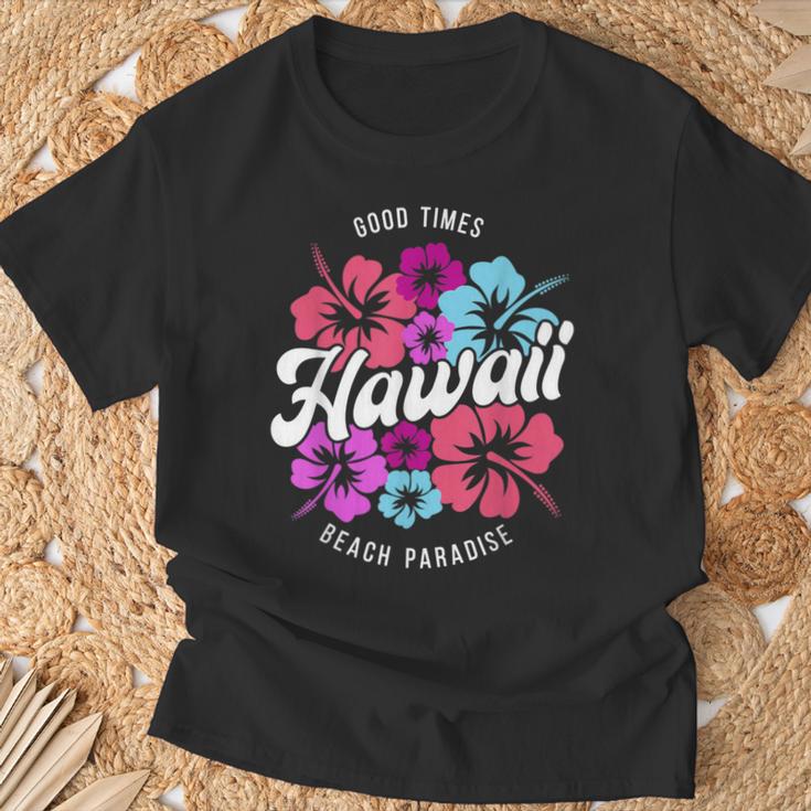 Hawaii Waikiki Surfing T-Shirt Geschenke für alte Männer