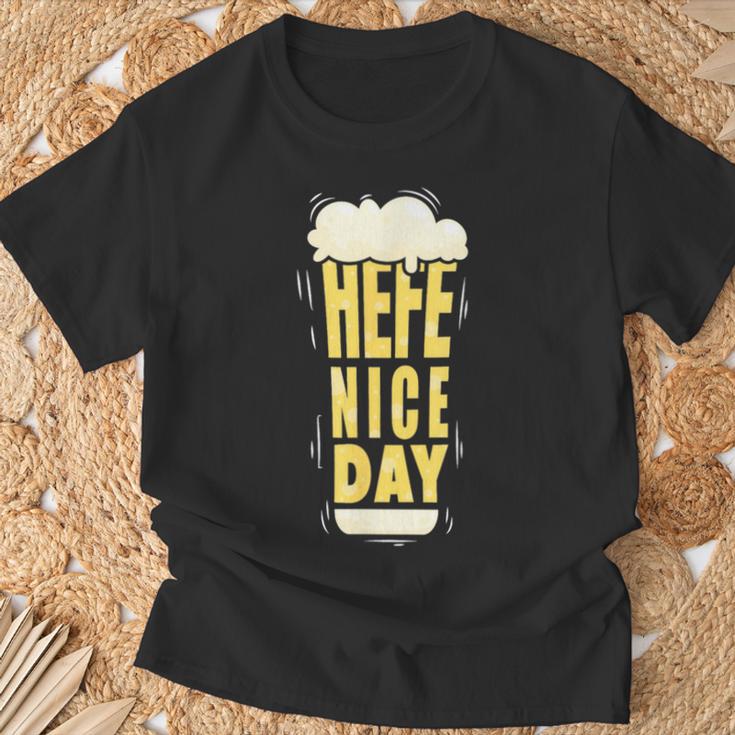 Hefeweizen Yeast Nice Day For A Wheat Beer Fan T-Shirt Geschenke für alte Männer