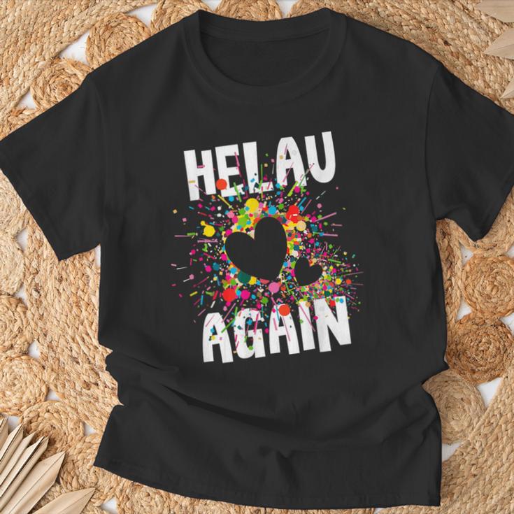 Helau Again Carnival Party Costume Confetti T-Shirt Geschenke für alte Männer