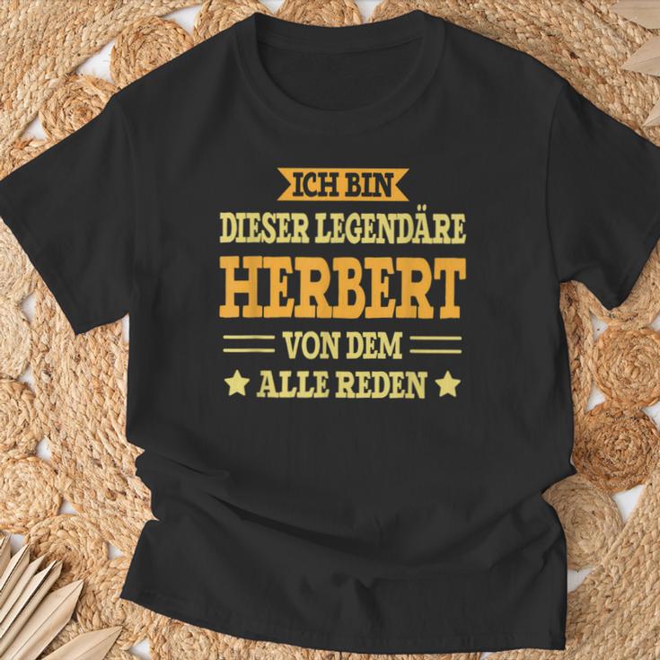 Herbert First Name Name Saying Herbert T-Shirt Geschenke für alte Männer