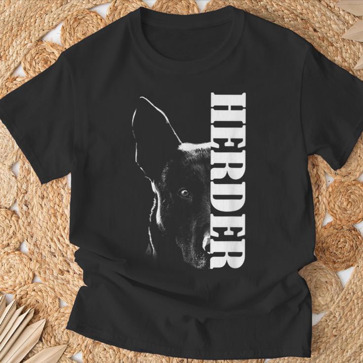 Herder Dutch Shepherd Hollandse Herdershond T-Shirt Geschenke für alte Männer