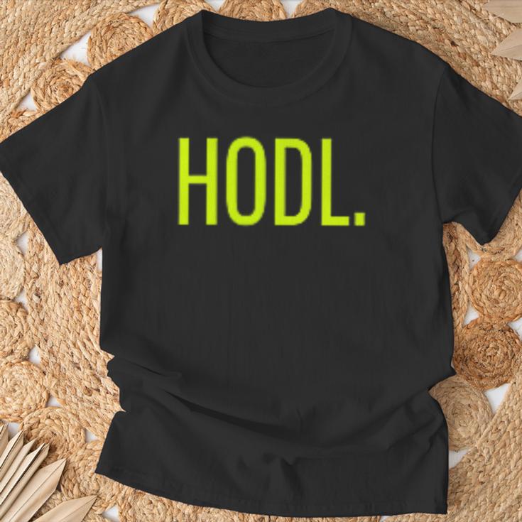 Hodl T-Shirt Geschenke für alte Männer