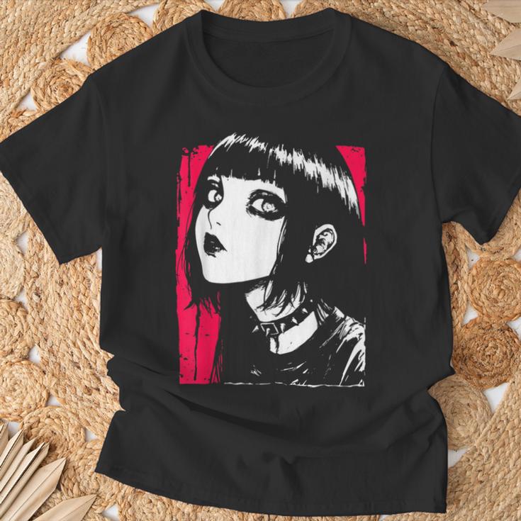 Horror Anime Manga Japan Japanese Creepy Kawaii Goth Punk T-Shirt Geschenke für alte Männer