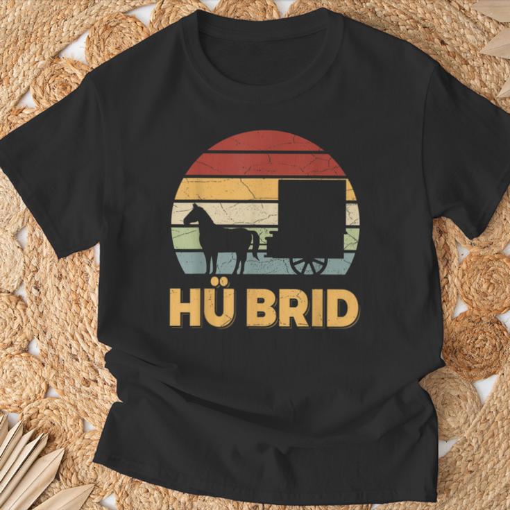 Hü Brid Horse Carriage Hybrid Coachman Riding Word Game T-Shirt Geschenke für alte Männer