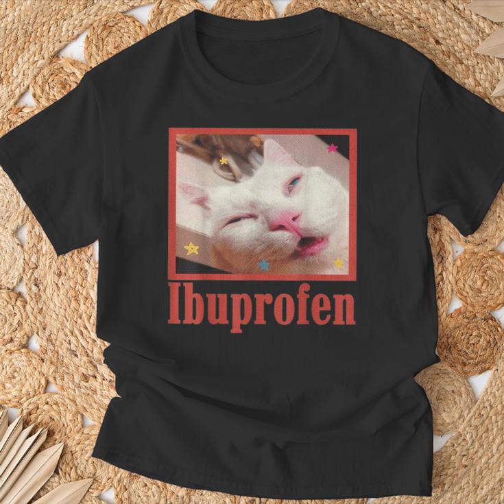 Ibuprofen Cat Meme T-Shirt Geschenke für alte Männer